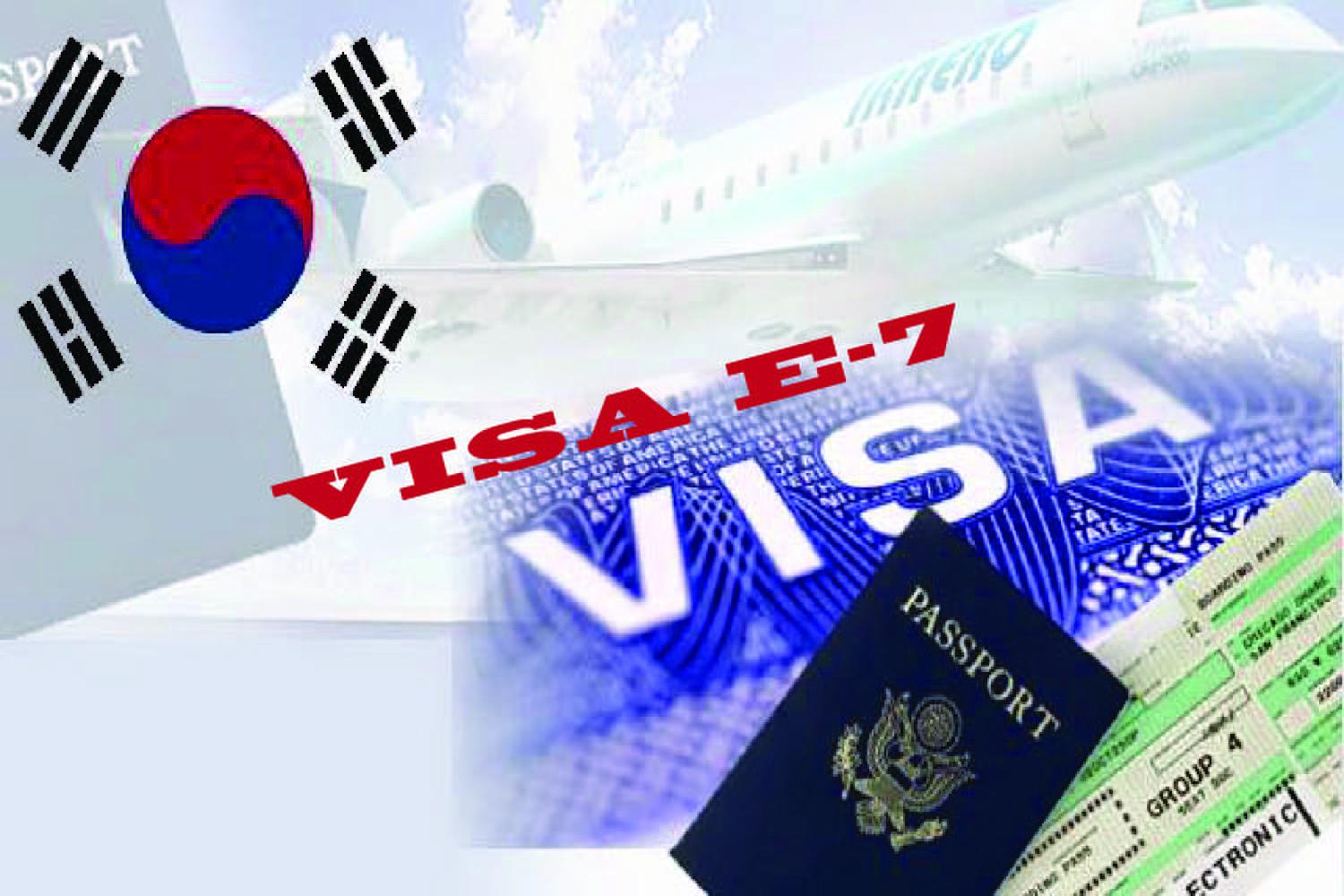 VISA E7 Là Gì? VISA E7 Dành Cho Đối Tượng Du Học Hàn Quốc Nào?