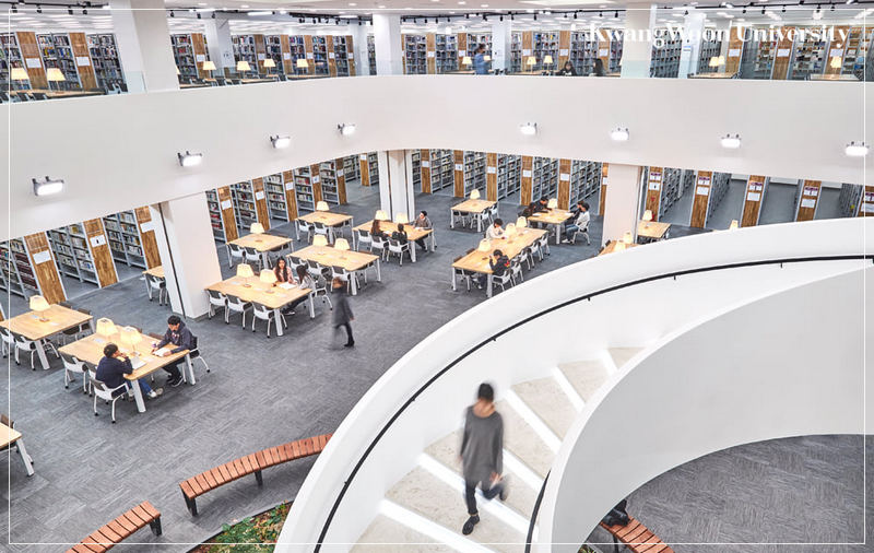 Kwangwoon sở hữu thư viện rộng lớn với hàng triệu đầu sách cho các sinh viên