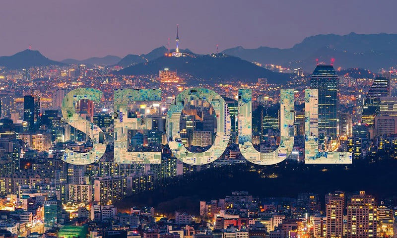 Seoul - thủ đô của Hàn Quốc về đêm