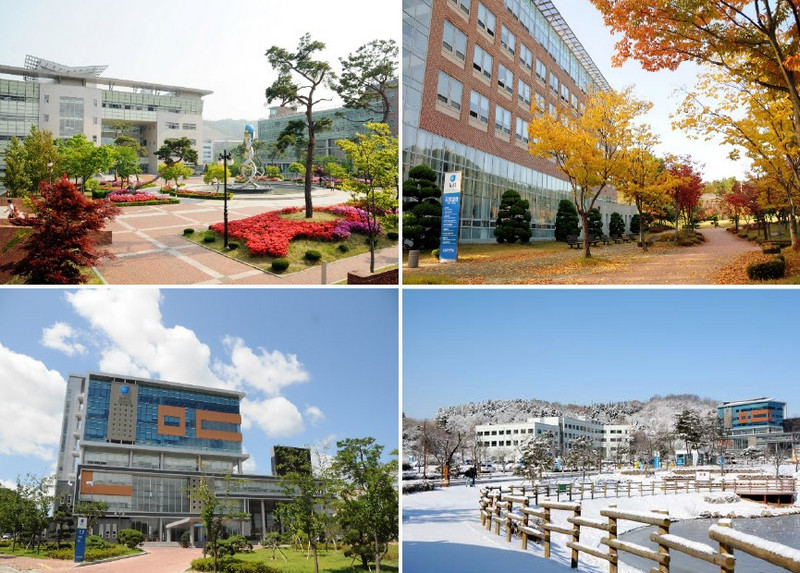 Quang cảnh trường đại học Quốc gia Kumoh Hàn Quốc