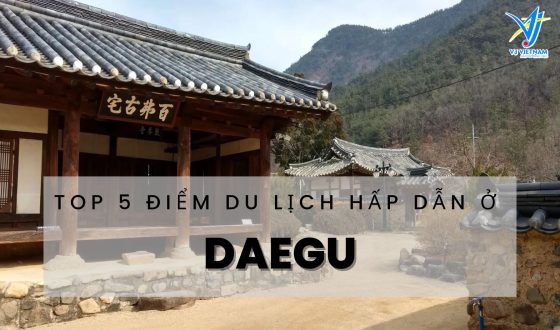TOP 5 điểm du lịch hấp dẫn ở Daegu