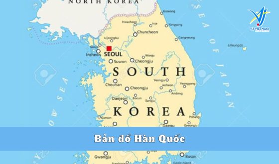 Bản đồ Hàn Quốc: Nằm lòng điểm đến du học trong mơ của bạn