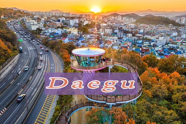 Daegu nằm ở tỉnh Yeongnam ở phía đông nam của đất nước và được ví như một thành phố lịch sử của Hàn Quốc