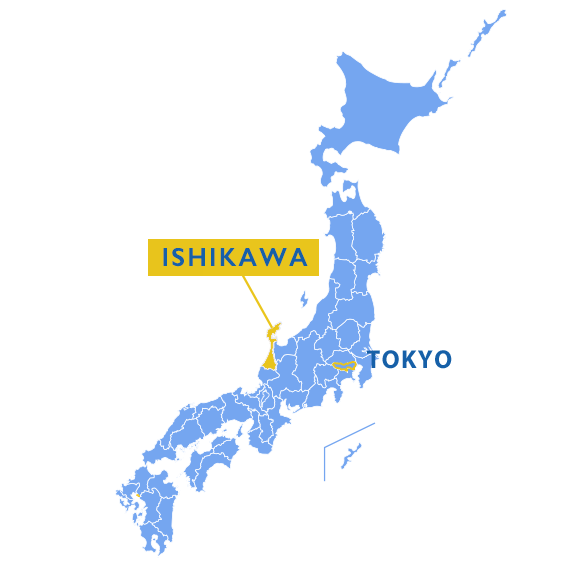 Ishikawa cách Tokyo bao xa