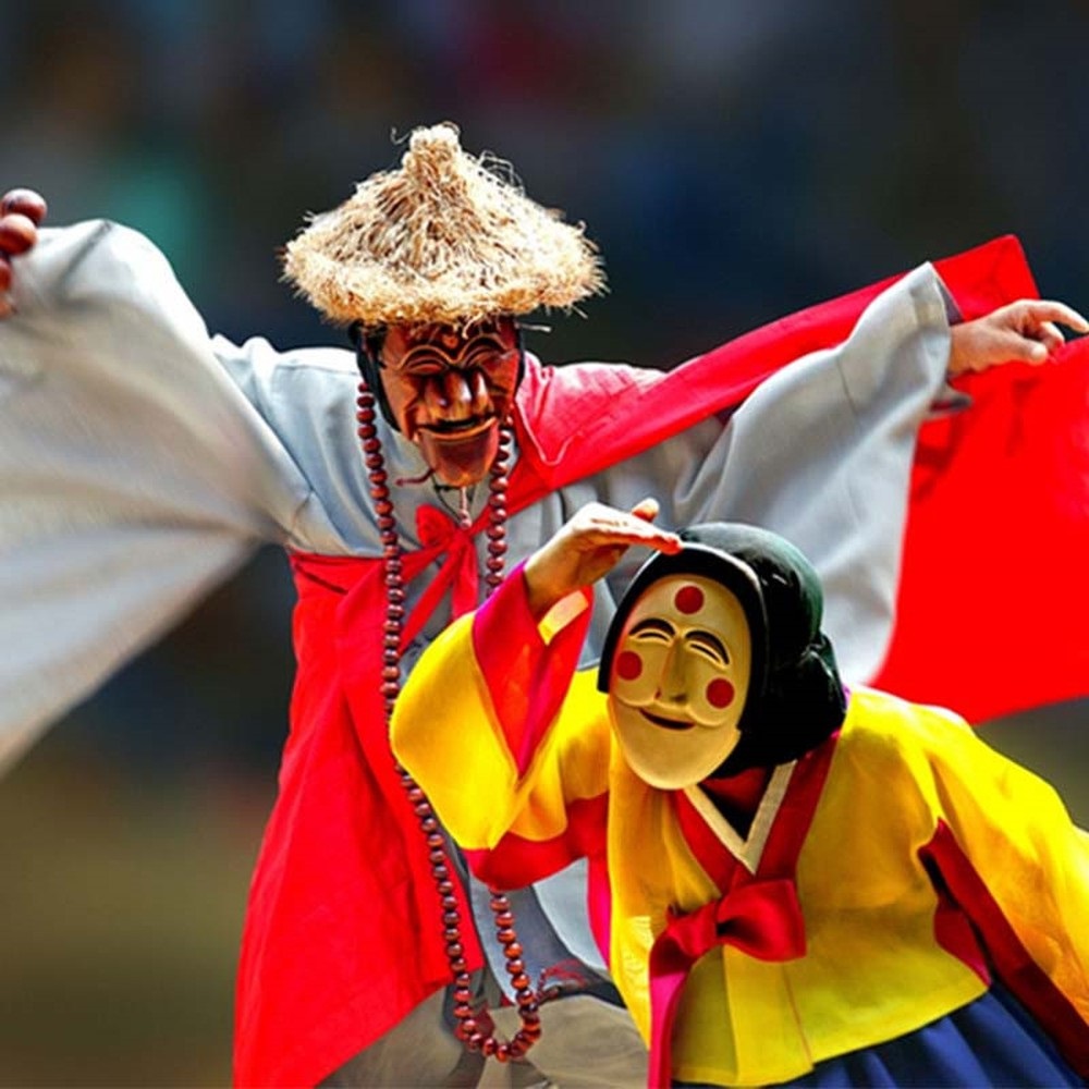 Mặt nạ truyền thống - Du học Hàn Quốc - Biểu tượng may mắn Hàn Quốc