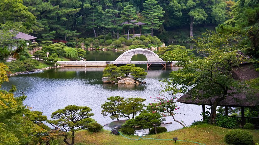Shukkeien là một khu vườn rất nổi tiếng, được xây dựng vào năm 1620