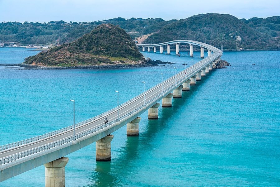 Cây cầu Tsunoshima - cây cầu đẹp nhất Nhật Bản