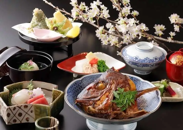 Món kaiseki bao gồm sashimi