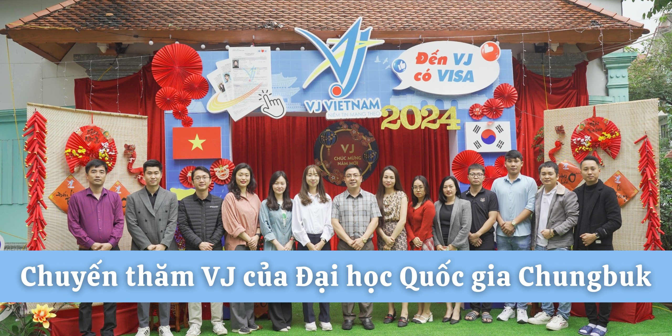 Chuyến thăm VJ của Đại diện trường Đại học Quốc gia Chungbuk