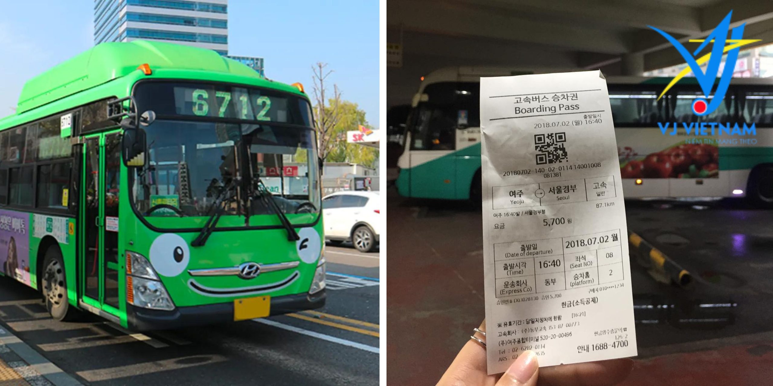 tìm đồ thất lạc trên xe buýt Hàn 