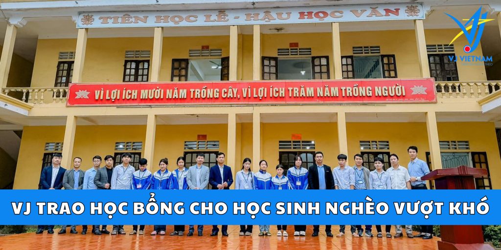 VJ trao học bổng cho học sinh nghèo vượt khó tại THPT Ngô Trí Hòa