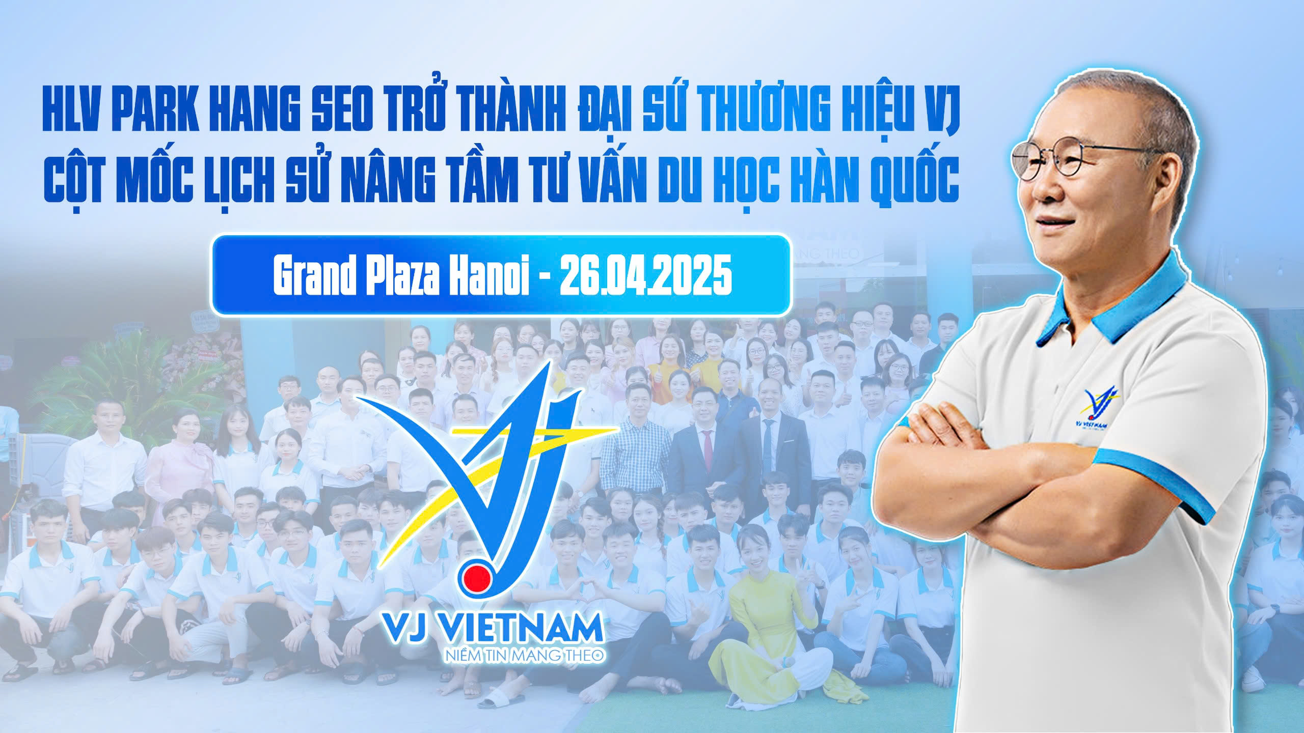 VJ công bố đại sứ thương hiệu HLV Park Hang Seo