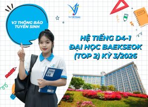 Tuyển sinh hệ tiếng Đại học Baekseok