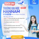 tuyen sinh truong dai hoc Hannam