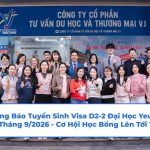 VJ Thông Báo Tuyển Sinh Visa D2-2 Đại Học Yeungnam Kỳ Tháng 9/2026 - Cơ Hội Học Bổng Lên Tới 100% 7 Tuyển sinh D2 Đại học Yeungnam